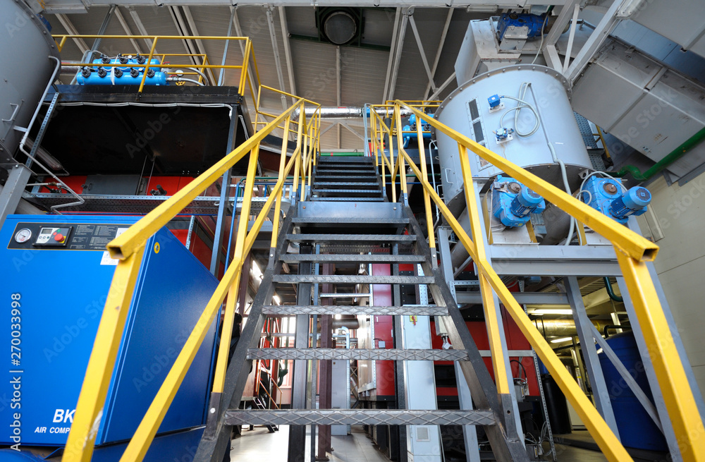 Steam generation vessel, part of the biggest in Ukraine boiler-house using biofuel - wood chip Steam generation vessel, part of the biggest in Ukraine boiler-house using biofuel - wood chip