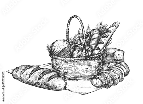 Bakery set for shop and farmers market