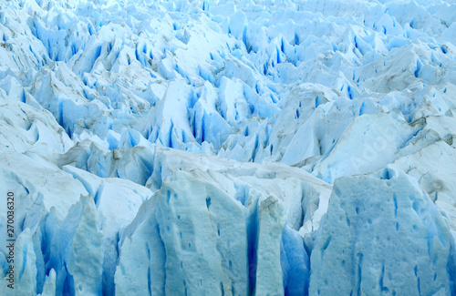 Texture of the Ice-blue Perito Moreno Glaciers, Los Glaciares National Park, El Calafate, Argentina, South America