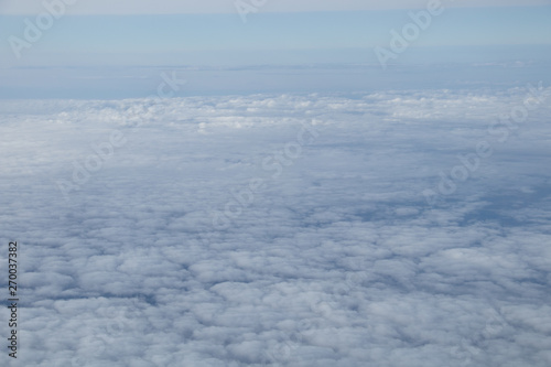 Blue sky and white clouds abstract background