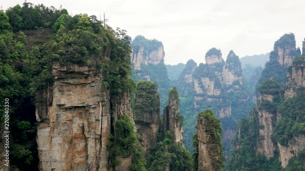 Avatar Mountains Of Zhangjiajie Forest Park With Stone Pillars Rock Formations Avatar Mountains Of Zhangjiajie Forest Park With Stone Pillars Rock Formations