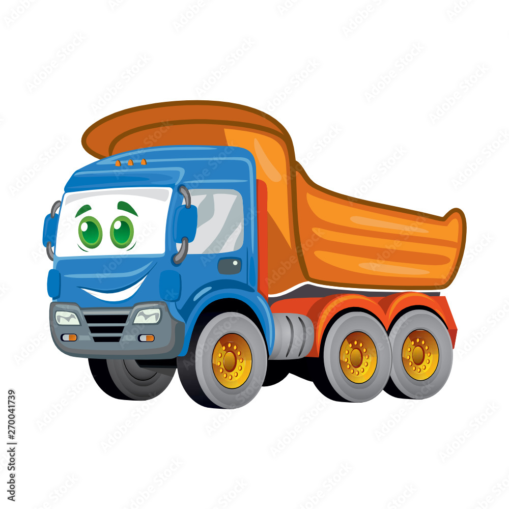 Fototapeta premium Cartoon truck