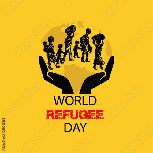 World Refugee Day poster design