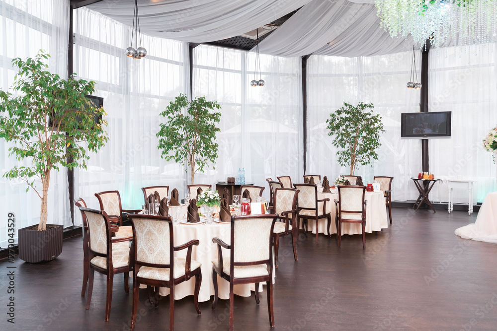 Fototapeta premium Beautiful Table Set For Wedding