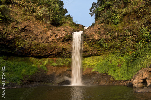 Tad-E Tu Waterfall in Bolaven Plateau, Pakse, Laos