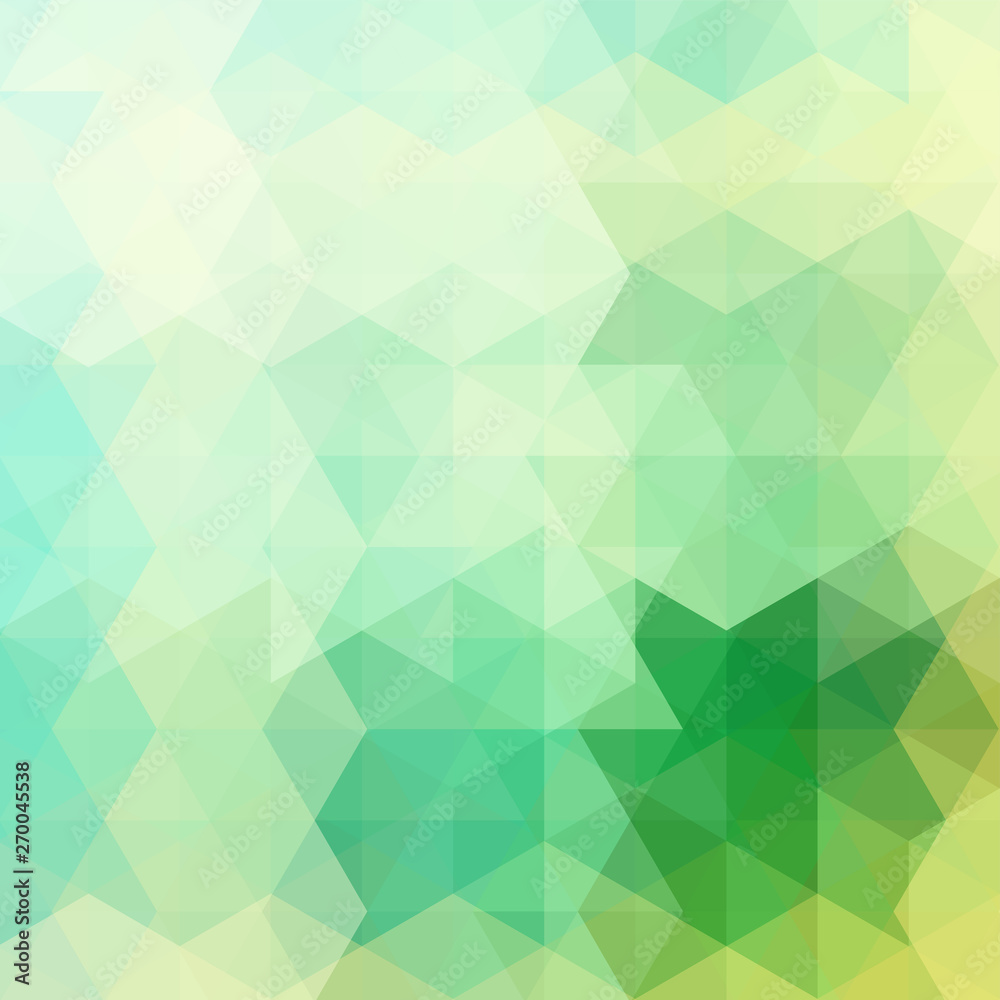 Abstract geometric style green background. Green business background Vector illustration