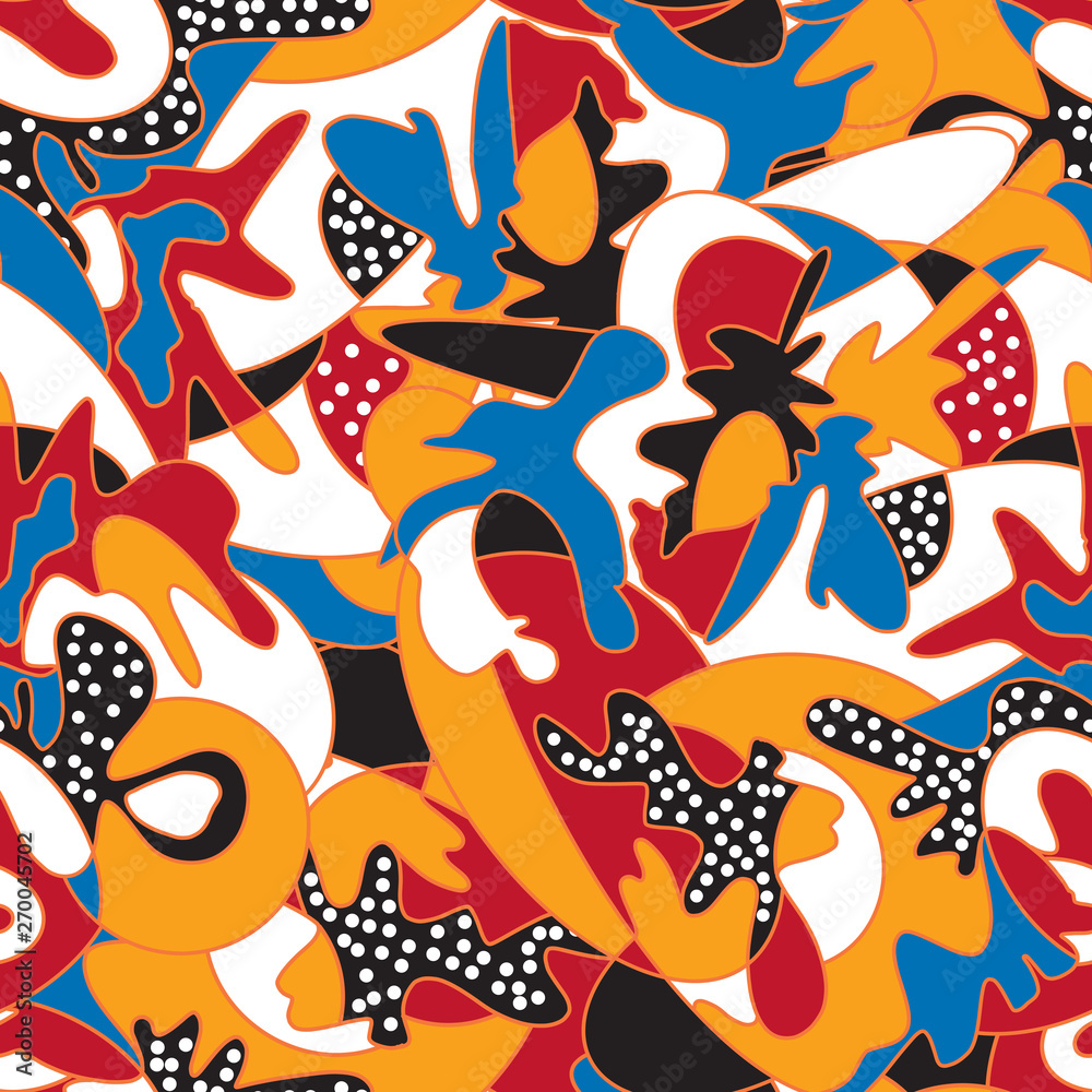 Creative doodle art header with different shapes and textures. Collage. Vector Creative doodle art header with different shapes and textures. Collage. Vector