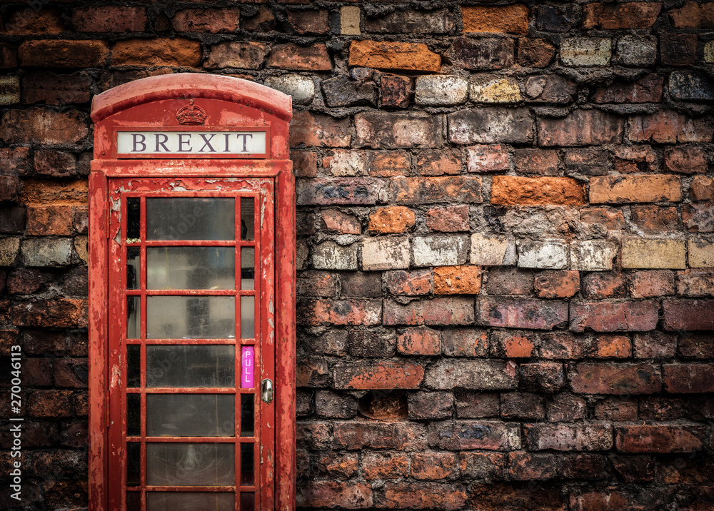 Obraz premium Broken Britain Brexit