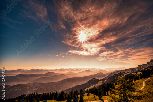 Fototapeta Naklejka Na Ścianę i Meble -  Alpenpanorama