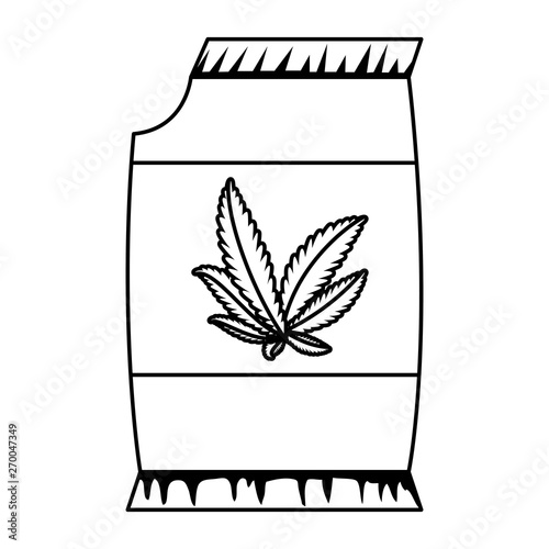 cannabis seeds bag packing icon