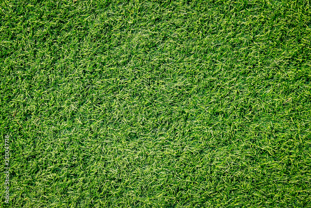 Naklejka Zielona trawa lub sztuczna murawa w tle