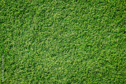 Green grass or artificial turf background
