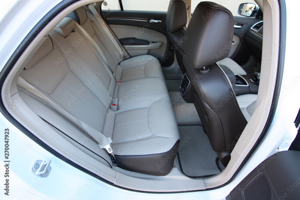 Rear seats in luxury vehicle Rear seats in luxury vehicle