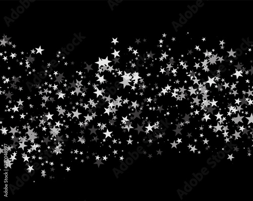 Glitter pattern made of stars