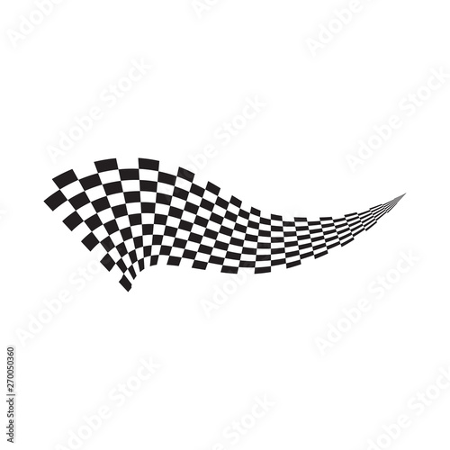 Race flag icon design