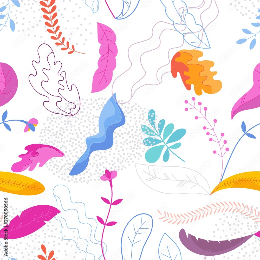 Spring and summer Seamless pattern.