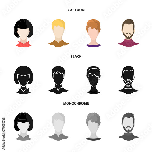 Vector illustration of professional and photo sign. Collection of professional and profile stock symbol for web.