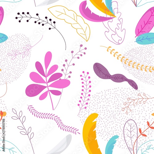 Spring and summer Seamless pattern.