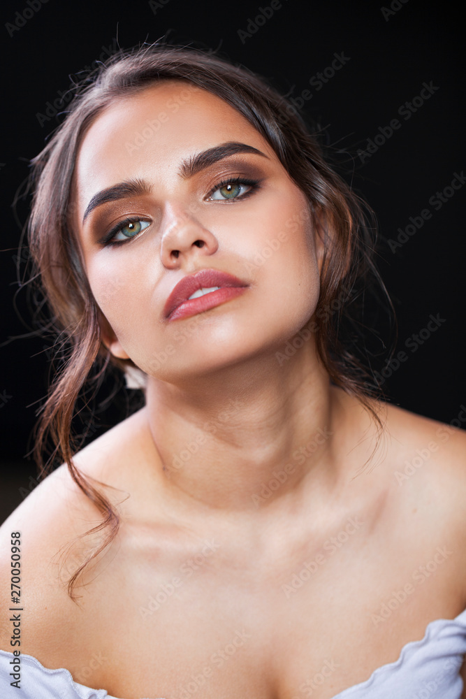 Close up Make up fashion model Close up Make up fashion model