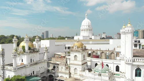 Top view of Colombo city in Sri Lanka