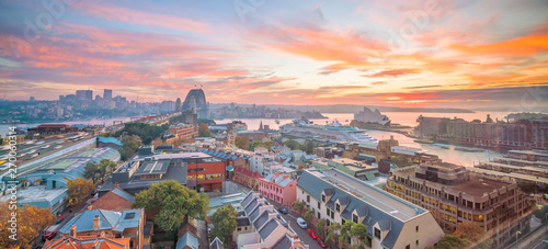 Downtown Sydney skyline in Australia photo