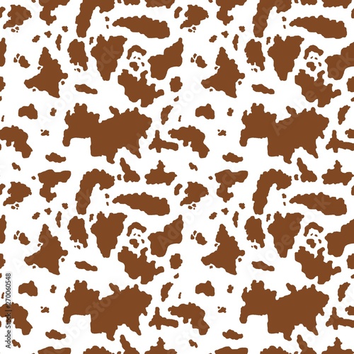 Brown cow pattern