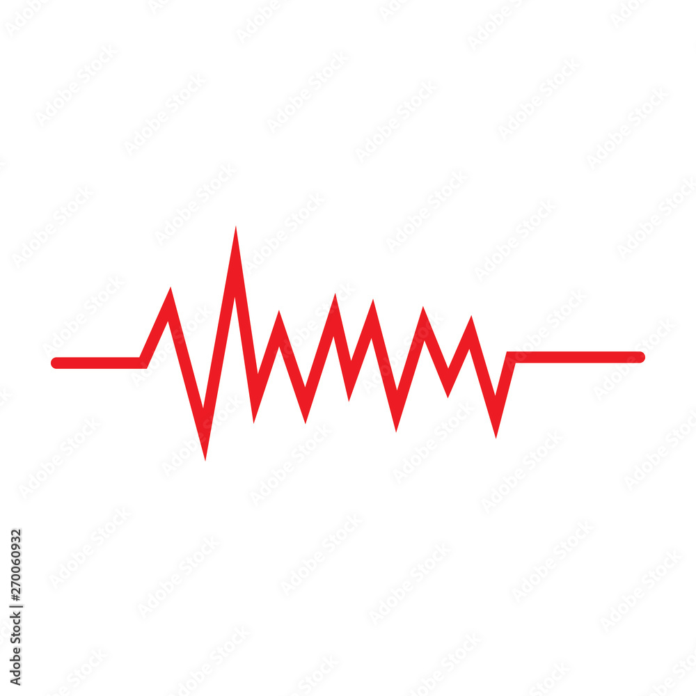 Sound waves vector illustration Sound waves vector illustration