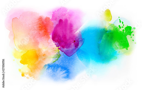 aquarell farben textur verlauf bunt freigestellt