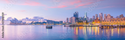 Fototapeta Naklejka Na Ścianę i Meble -  Downtown Sydney skyline in Australia
