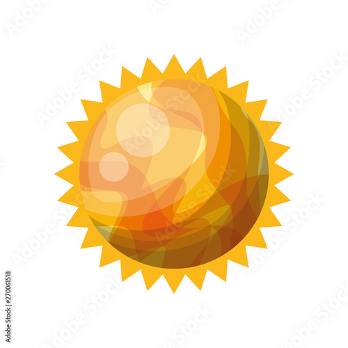 planet of the solar system isolated icon