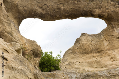 Detail of the Georgian rock...