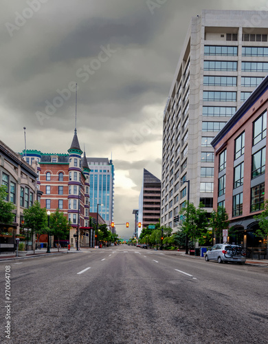 Down on main street in Boise Idaho on a cloudy morning © knowlesgallery