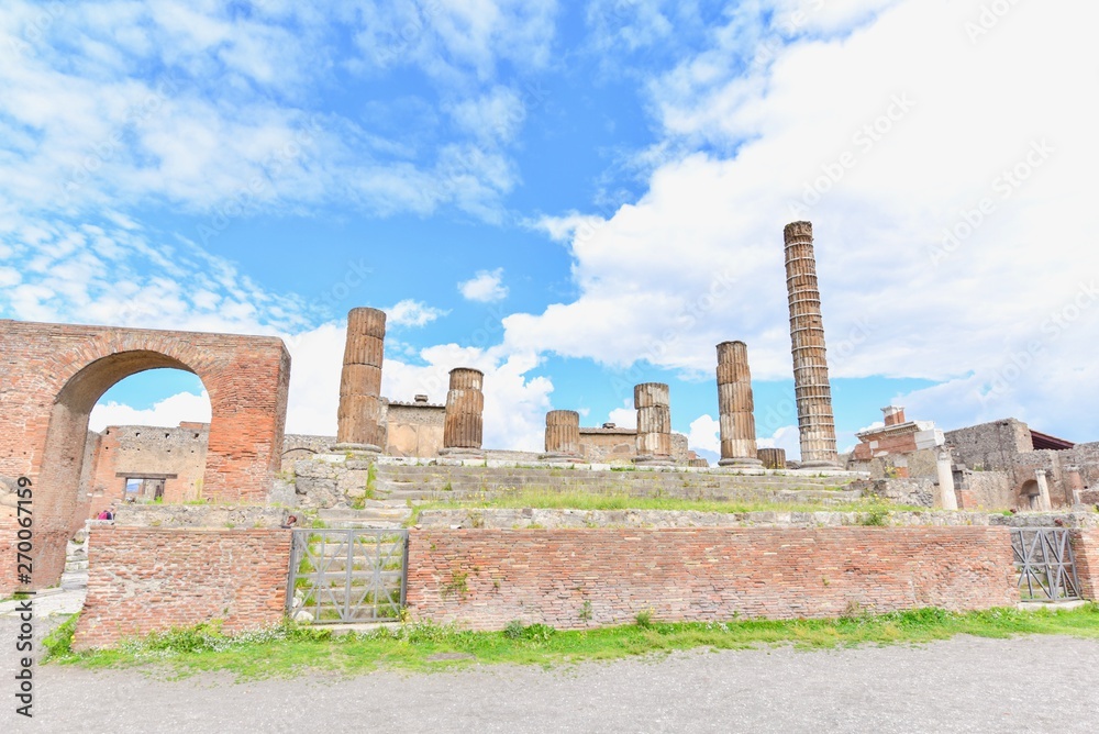 Ancient Roman City of Pompeii in Campania Region, Italy Ancient Roman City of Pompeii in Campania Region, Italy