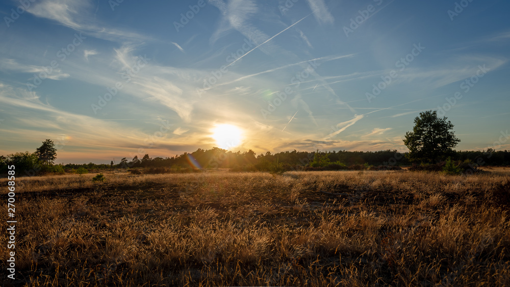 Fototapeta premium radio kootwijk sunset