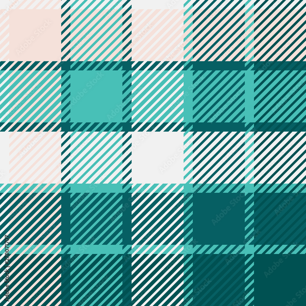 Plaid or tartan vector is background or texture in many color Plaid or tartan vector is background or texture in many color
