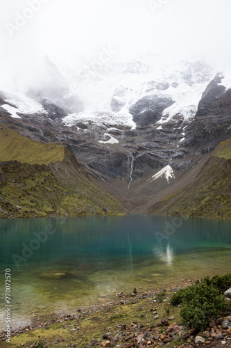 Humantay Lake on the Salkantay Trail, the trek to Machu Picchu, Peru