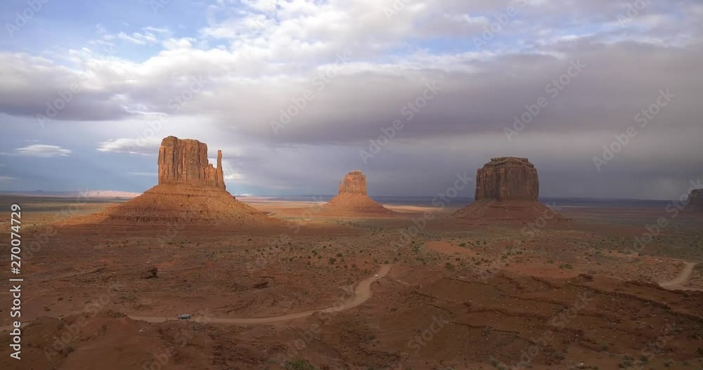 TimeLapse of Monument Valley during sun set TimeLapse of Monument Valley during sun set