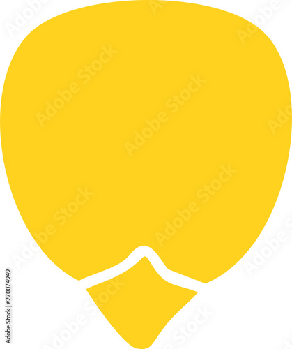 Free Download Yellow silhouette of corn grains in flat style - GFXLoad
