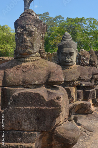 A view of Angkor Thom temple in Siem Reap  Cambodia