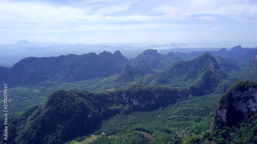 Mountain views in the beautiful nature of Phang Nga province Thailand Mountain views in the beautiful nature of Phang Nga province Thailand