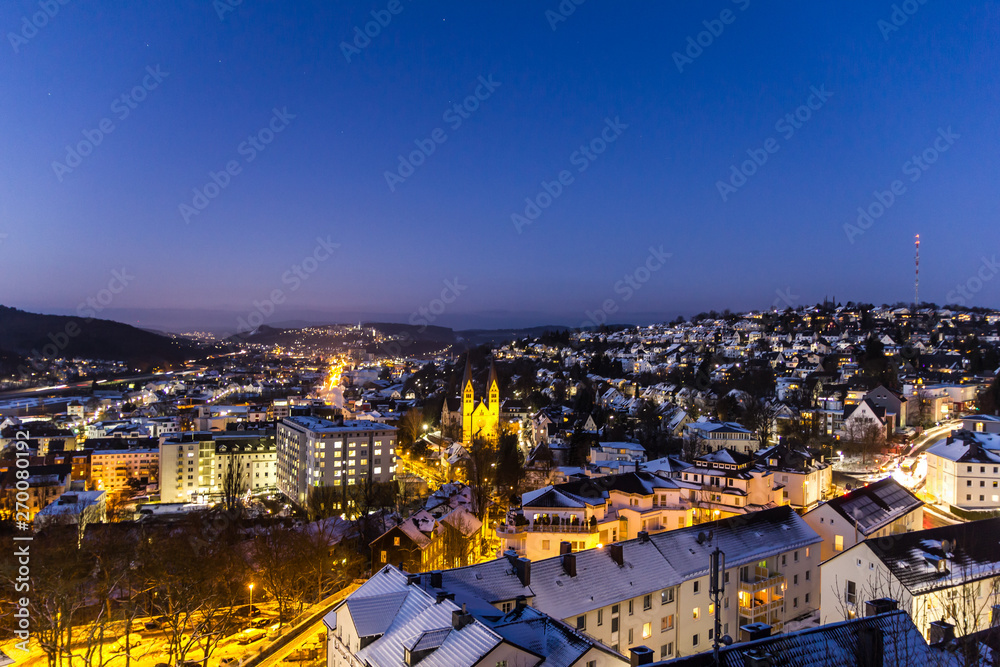 Obraz premium Siegen Weidenauer Straße und Hagener Straße