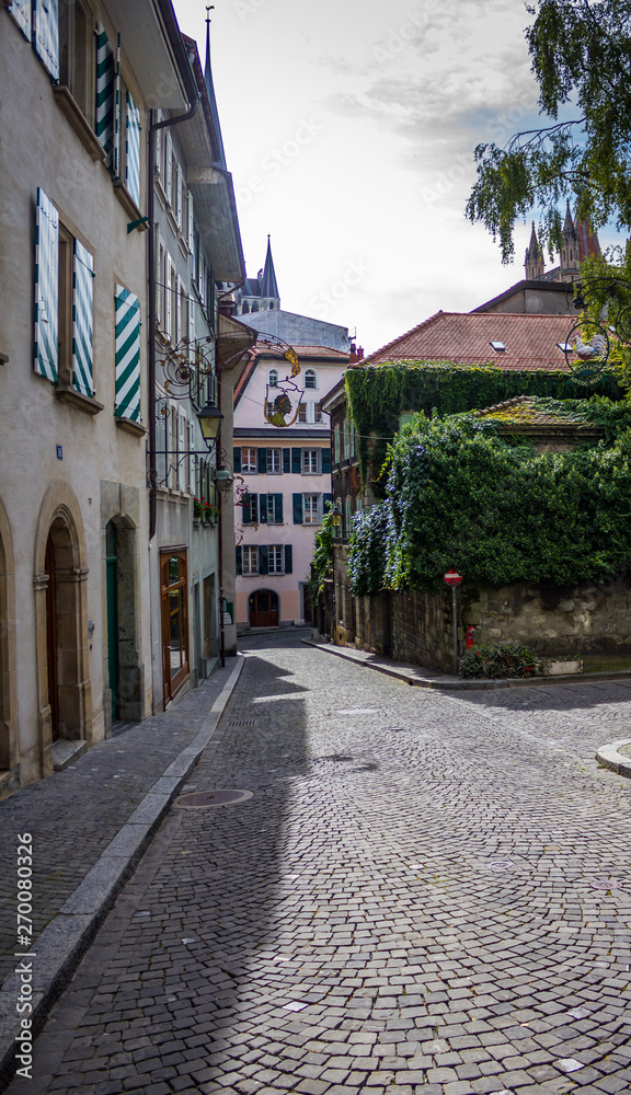 Lausanne Altstadt Rue Cité-Derriere