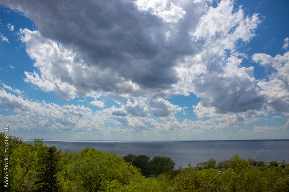 Clouds over Lake Winnebago Wisconsin