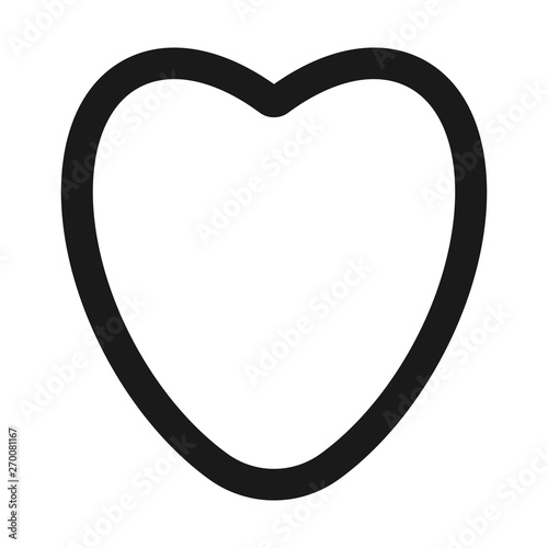 heart or love - minimal line web icon. simple vector illustration. concept for infographic, website or app.