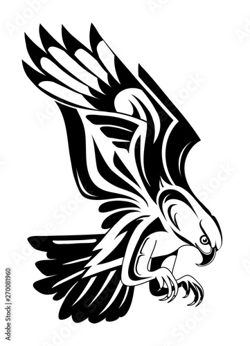 Eagle tattoo shape