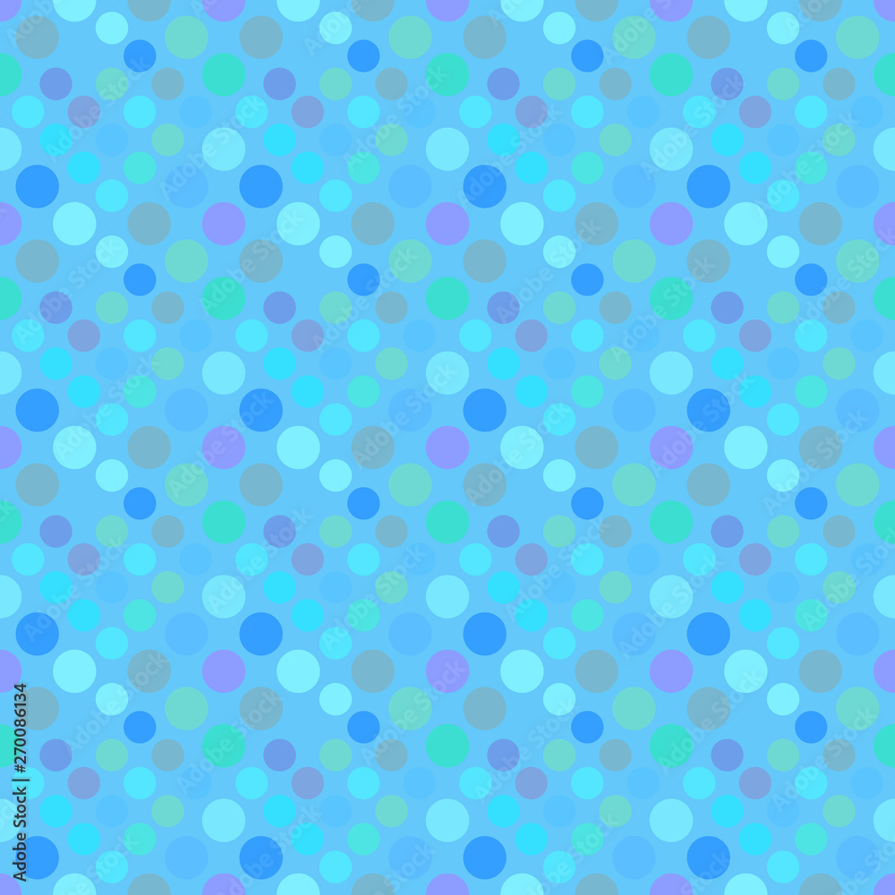Abstract circle pattern background - light blue vector graphic design