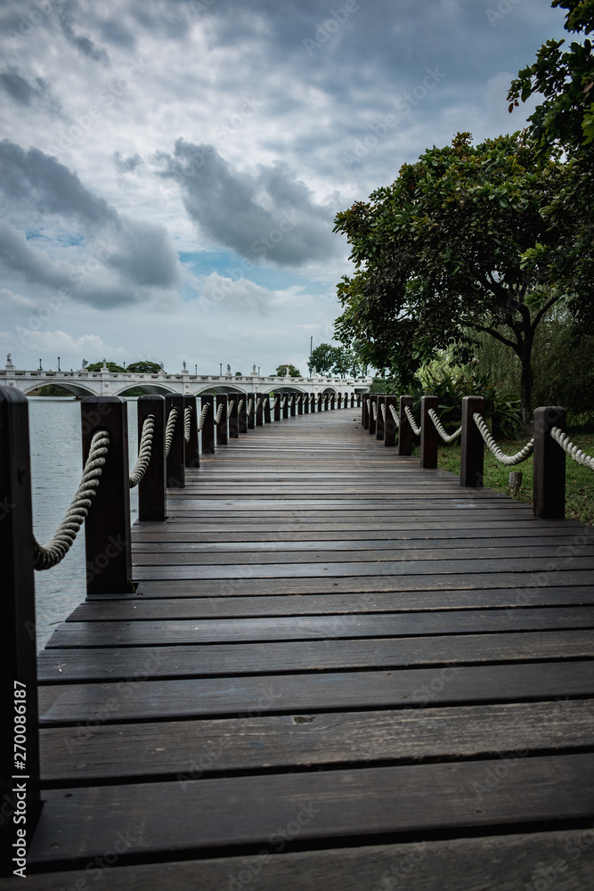 Naklejka premium Lakeside