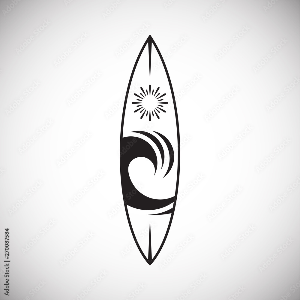 Surfboard icons on background for graphic and web design. Simple vector sign. Internet concept symbol for website button or mobile app. Surfboard icons on background for graphic and web design. Simple vector sign. Internet concept symbol for website button or mobile app.
