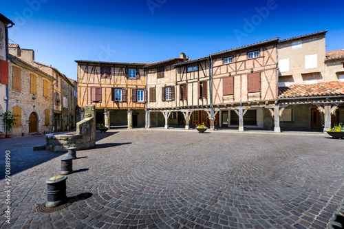 Fotografie, Obraz Central place of Lautrec Village