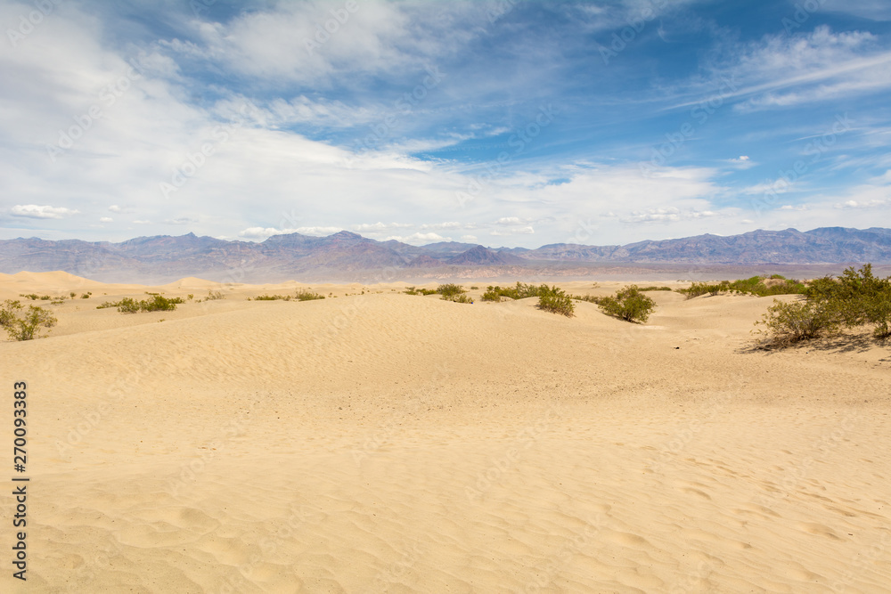 Mesquite Flat Sand Dunes in Death Valley National Park. California, USA Mesquite Flat Sand Dunes in Death Valley National Park. California, USA